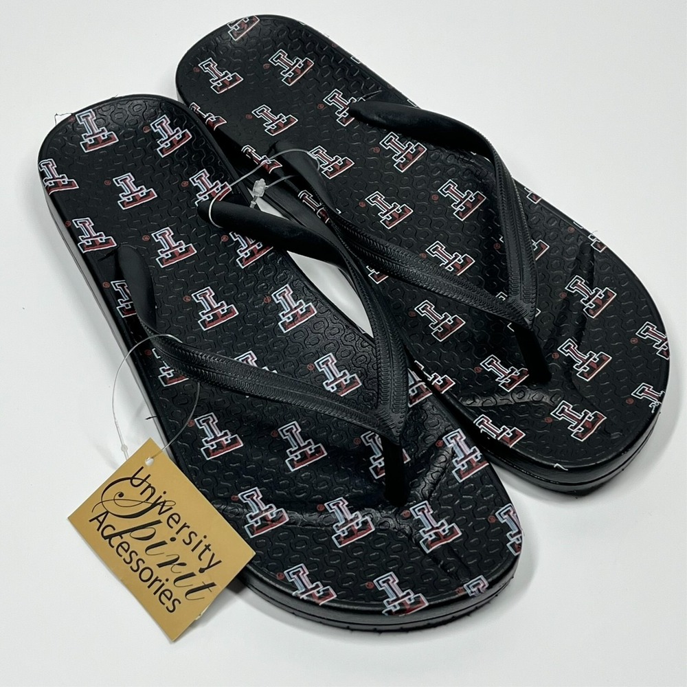 Texas Tech University Flip Flop Sandals Women's 7 Sorority Alumni Red Raiders